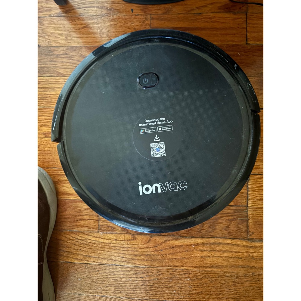 Tzumi ionVac SmartClean 2000 RoboVac Robot Vacuum Black For Parts Repair